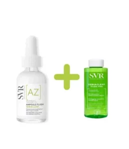 coffret SVR Sebiaclear Ampoule flash  AZ + Micro-Peel offert