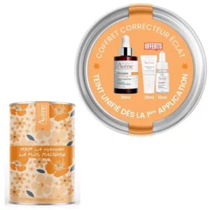 AVENE - COFFRET CORRECTEUR ECLAT : VITAMIN ACTIV Cg 30ML + EMULSION HYDRATANTE LEGERE 25ML ET HYALURON ACTIV B3 10ML OFFERTS