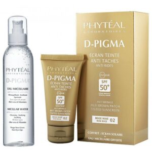 PHYTEAL DPIGMA - ECRAN TEINTE BEIGE ROSE SPF50 + EAU MICELLAIRE 150ML (OFFERTE)