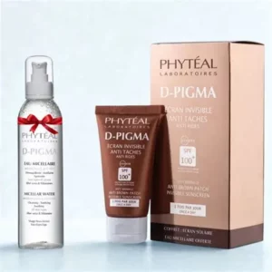 PHYTEAL DPIGMA ECRAN INVISIBLE SPF100+ 50ML + DPIGMA EAU MICELLAIRE A L'ALOE VERA 150ML OFFERTE